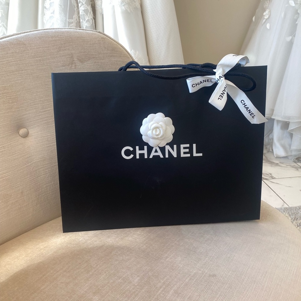 Chanel Shopping Bag with Ribbon & Tissue